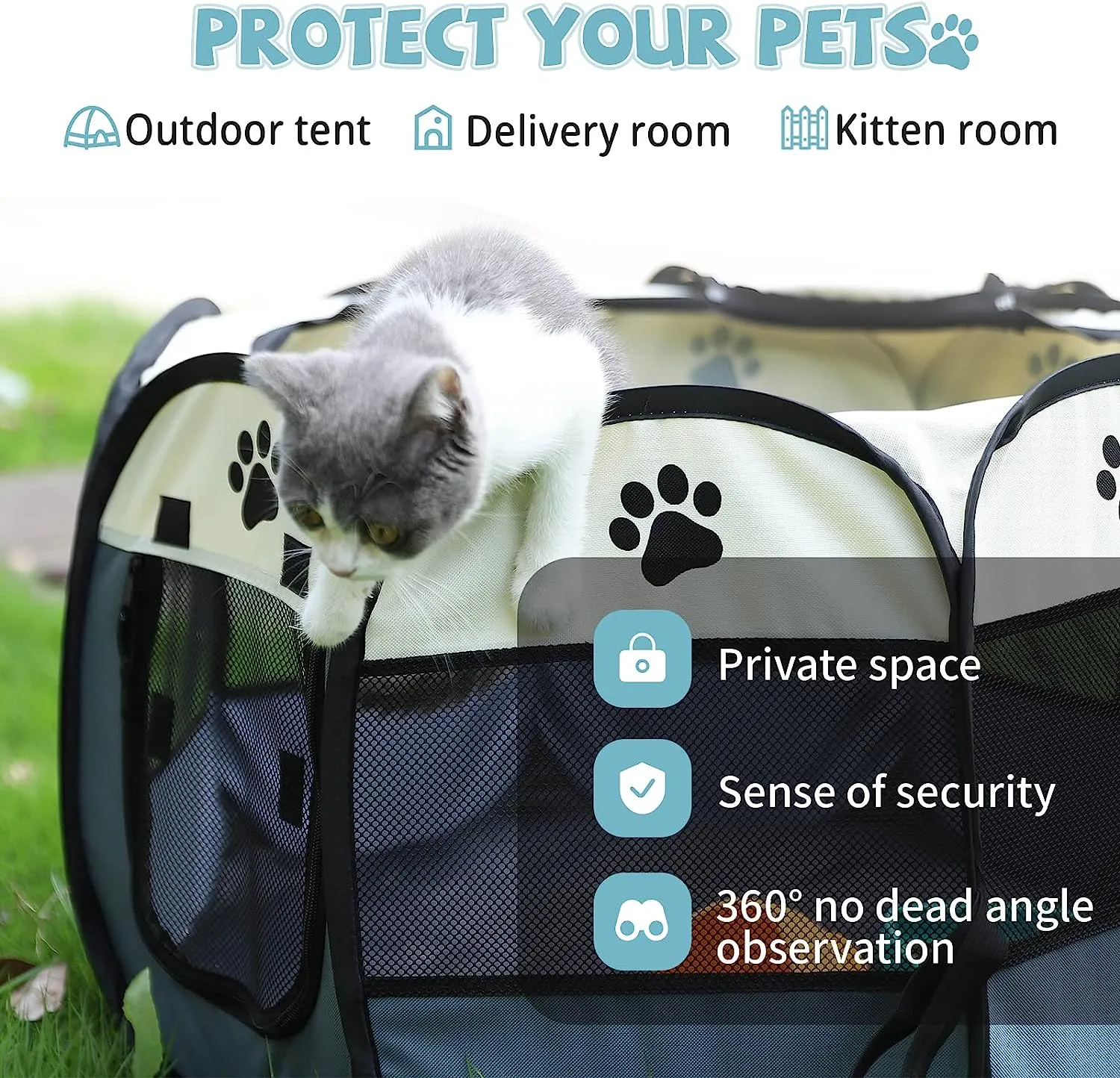 49% OFF🔥Portable Cat Dog Crate-Festivesl