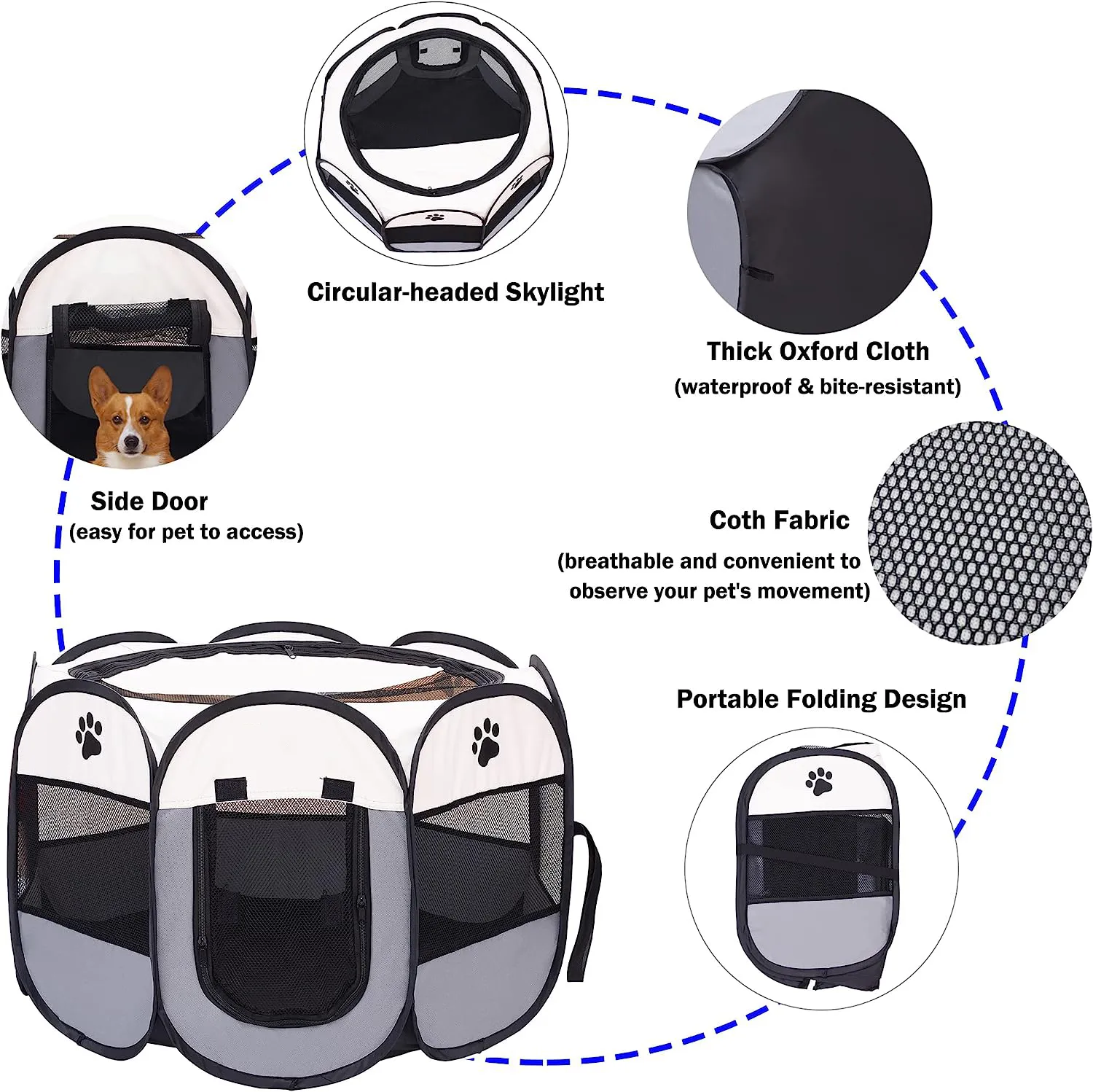 49% OFF🔥Portable Cat Dog Crate-Festivesl