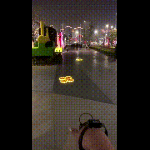 Gesture sensing aircraft-Festivesl