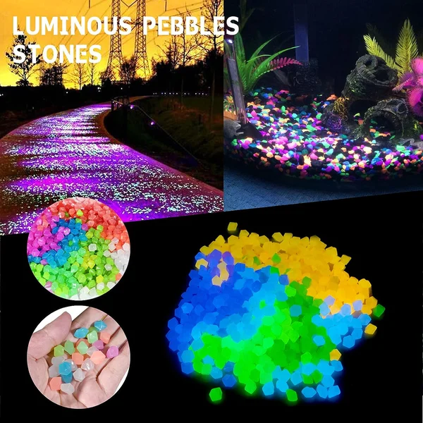 Glowing Garden Pebbles - Illuminate Your Outdoors with Enchanting Glow!-Festivesl