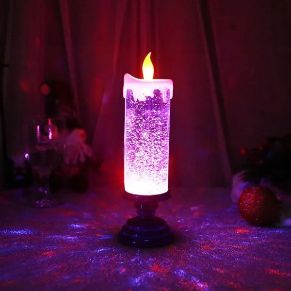 LED Christmas Candles With Pedestal-Festivesl