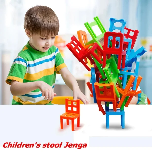 Christmas Hot Sale 48% OFF - Chairs Stacking Tower Balancing Game (18pcs)-Festivesl