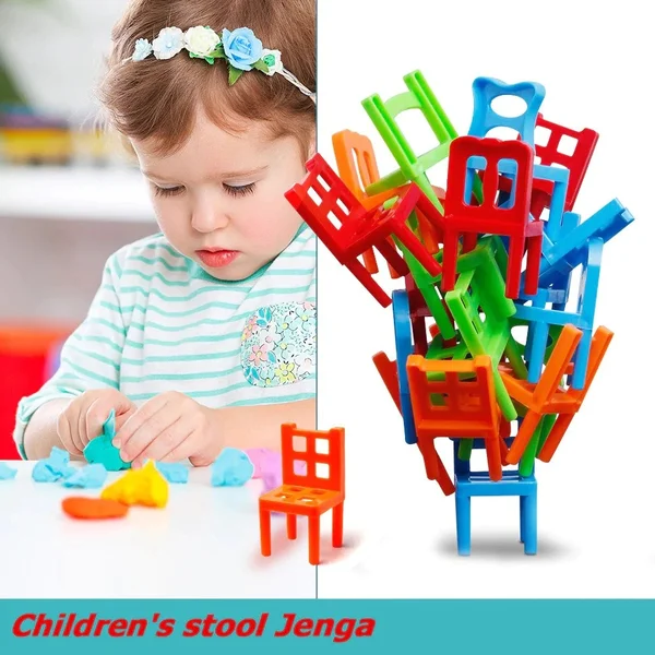 Christmas Hot Sale 48% OFF - Chairs Stacking Tower Balancing Game (18pcs)-Festivesl