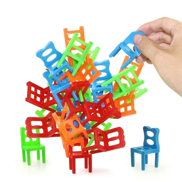 Christmas Hot Sale 48% OFF - Chairs Stacking Tower Balancing Game (18pcs)-Festivesl