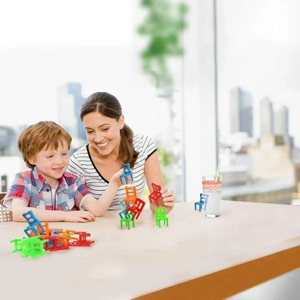 Christmas Hot Sale 48% OFF - Chairs Stacking Tower Balancing Game (18pcs)-Festivesl