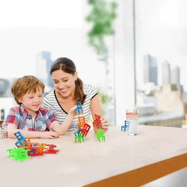 Christmas Hot Sale 48% OFF - Chairs Stacking Tower Balancing Game (18pcs)-Festivesl
