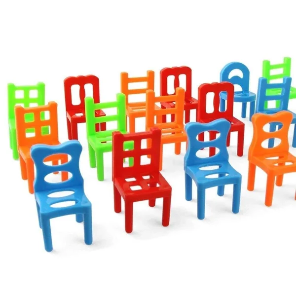 Christmas Hot Sale 48% OFF - Chairs Stacking Tower Balancing Game (18pcs)-Festivesl