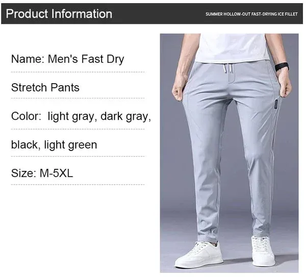 🔥Stretch Pants – Last Day Promotion 49% OFF🔥– Men's Fast Dry Stretch Pants👖-Festivesl