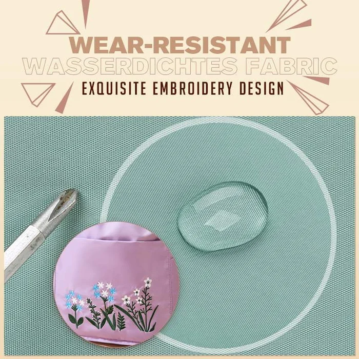 🔥49% OFF🔥Foldable Waterproof Drawstring Large Capacity Embroidered Backpack-Festivesl