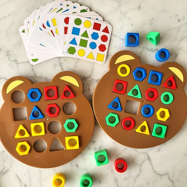 Shape Matching Game- BUY 2 FREE SHIPPING-Festivesl