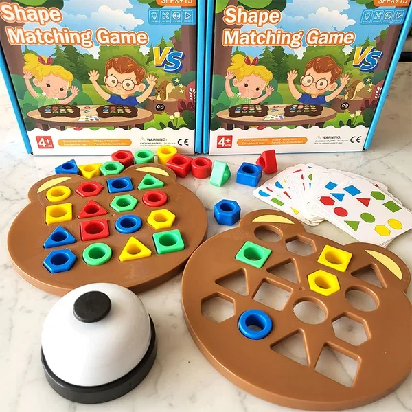 Shape Matching Game- BUY 2 FREE SHIPPING-Festivesl