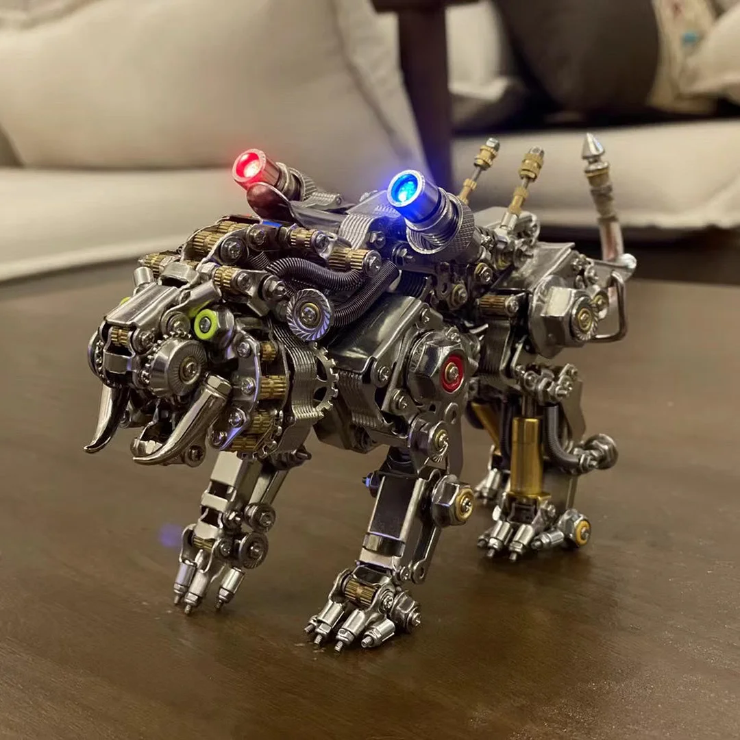 Bengal Tiger 3D Metal Assembly Model Kits 700+ Pieces Create an Animal Series-Festivesl