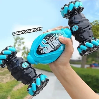 【🎅EARLY CHRISTMAS SALE🎅】Gesture induction remote control double-sided rotating car-Festivesl