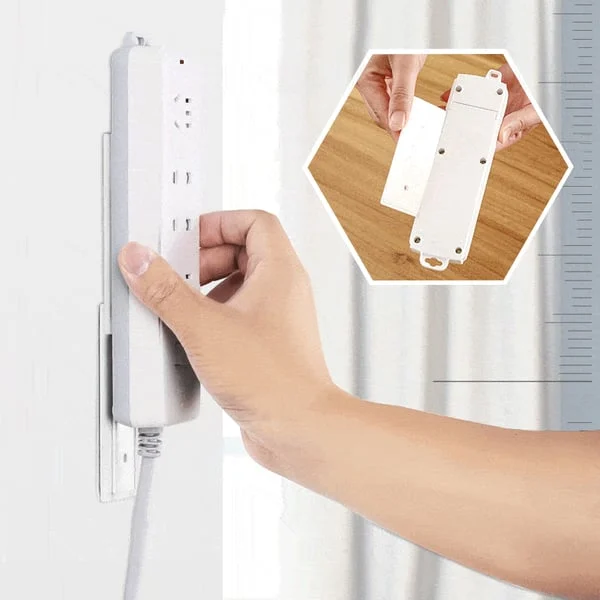 (🔥Last Day Promotion-48%OFF) Adhesive Punch-free Socket Holder (👍Buy 4 get 6 Free)-Festivesl