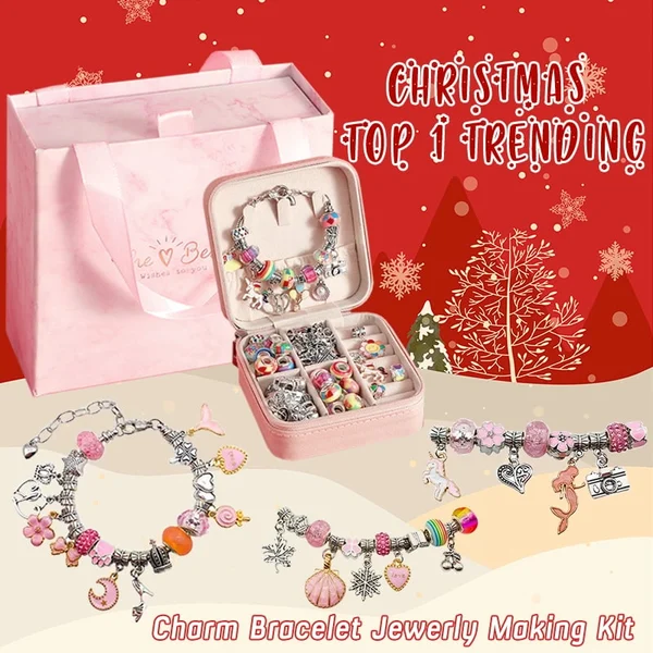 🎁CHRISTMAS TOP 1 TRENDING🔥Charm Bracelet Jewerly Making Kit(BUY 2 GET 10% OFF & FREE SHIPPING)-Festivesl