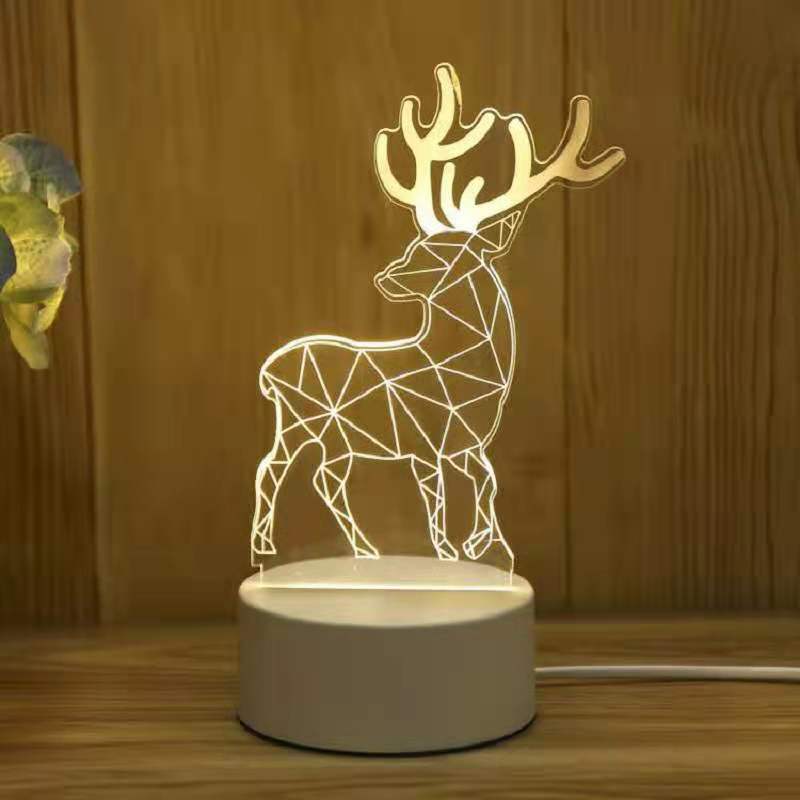 Children's gift lamp smart home eye protection 3D light-Festivesl