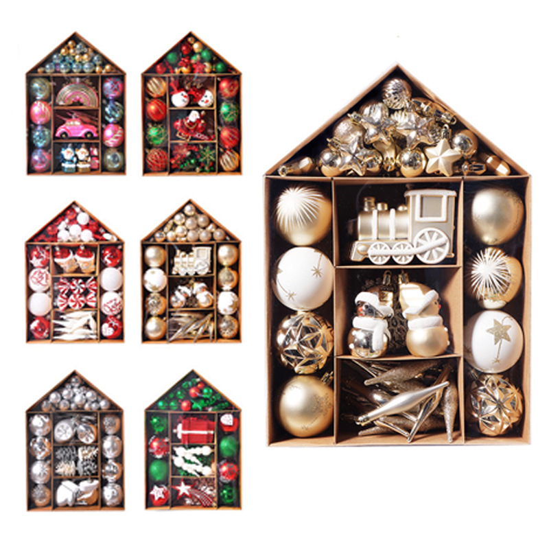 🔥Christmas Gifts 49% OFF🎁christmas70 House Painted Christmas Plating Gift Pack-Festivesl