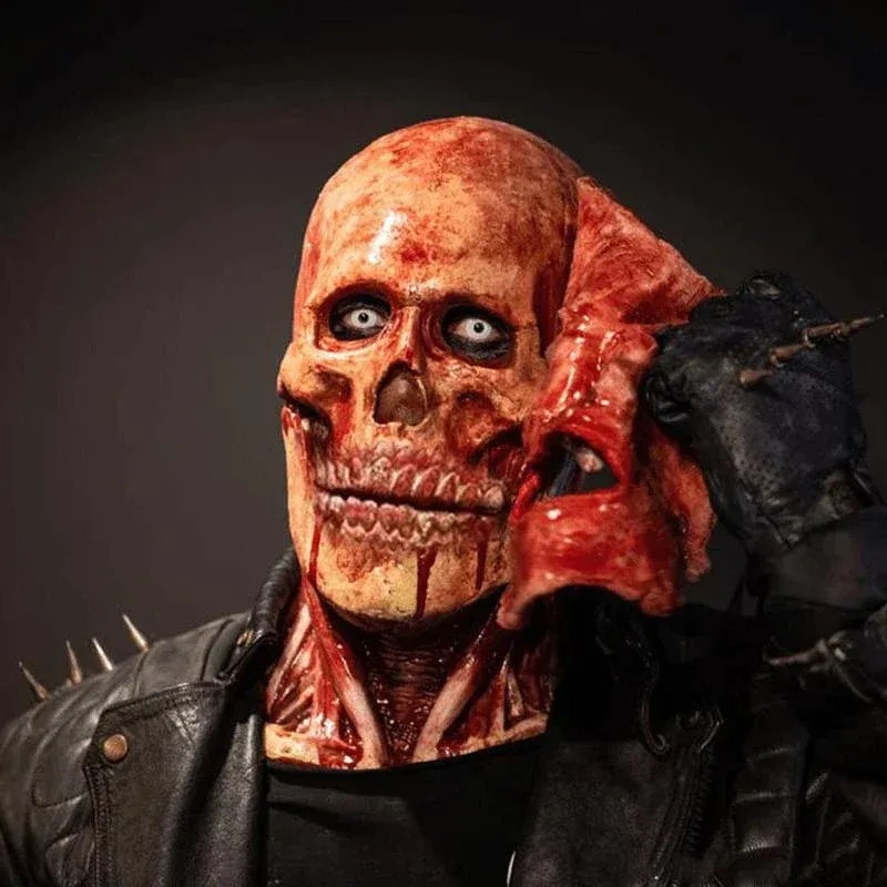 🔥HOT SALE - 45% OFF 🔥Halloween Jack the Clown Double Skull Mask-Festivesl