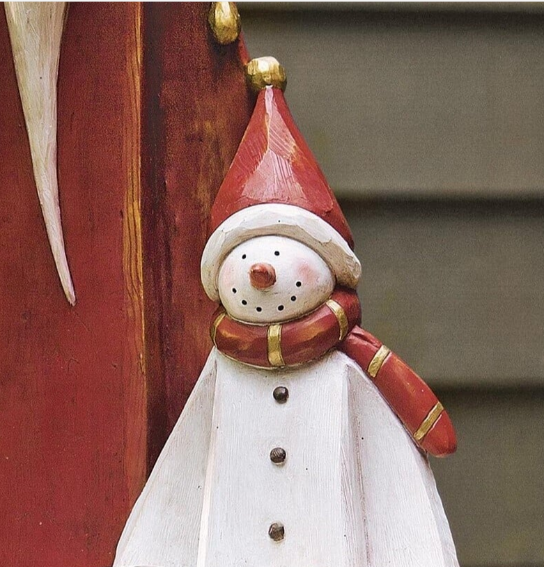 🔥Christmas Gift 70% OFF🎁Woodland Snowman with Solar Lantern -Festivesl