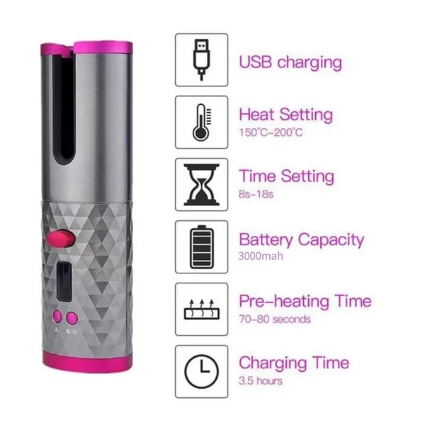 🔥Last Day Promotion 49% OFF - Cordless Automatic Hair Curler (BUY 2 FREE SHIPPING)-Festivesl