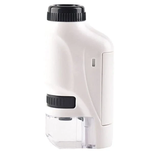 Kid's Portable Pocket Microscope With Adjustable Zoom 60-120x-Festivesl