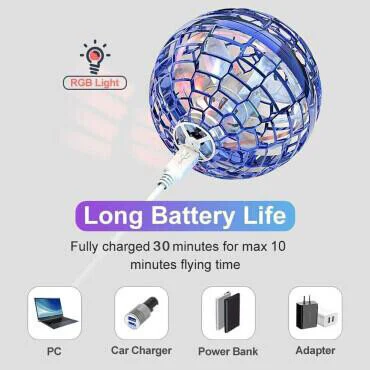 🎉🎁Christmas Gift for Kids - Sale ONLY $24.85⚡ - Fly Orb Pro Flying Spinner Mini Drone Flying🛸-Festivesl