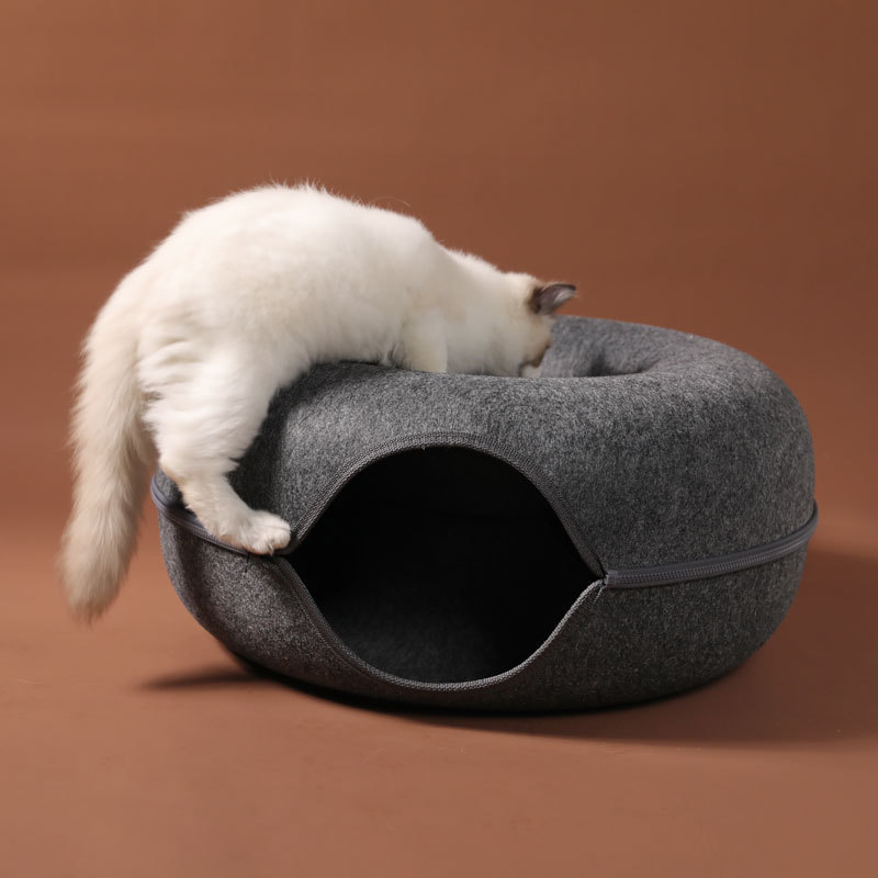 🔥Last Day Promotion -50% OFF🔥MeowMaze Tunnel Bed-Festivesl