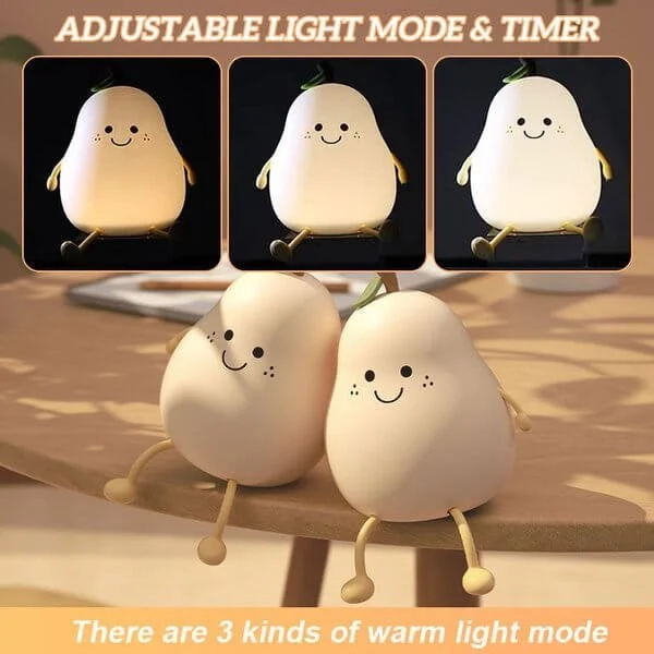 (🔥Summer Hot Sale 48% OFF) Pear-shaped Silicone Decompression Clap Light - BUY 2 FREE SHIPPING-Festivesl