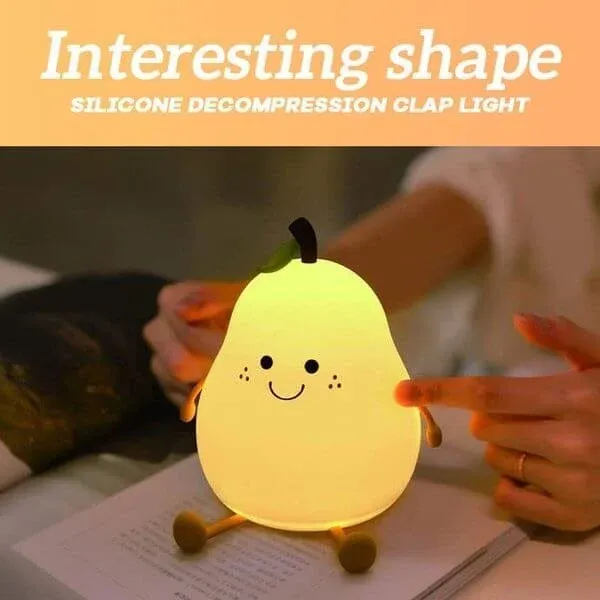 (🔥Summer Hot Sale 48% OFF) Pear-shaped Silicone Decompression Clap Light - BUY 2 FREE SHIPPING-Festivesl
