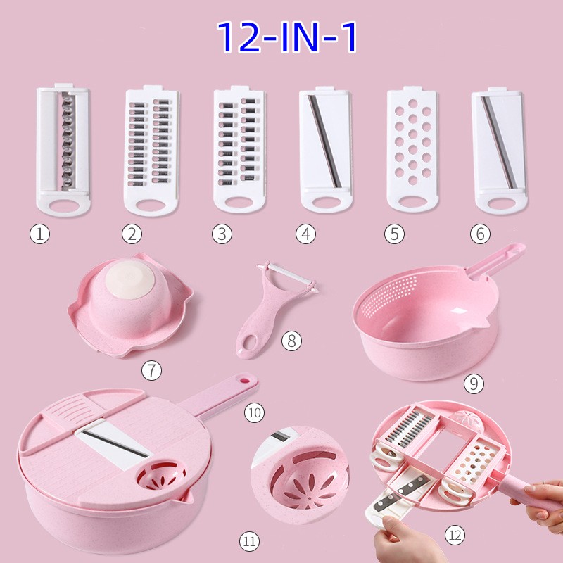 👩‍🍳Hot Sale ✨12-IN-1 Multi-Function Food Chopper-Festivesl