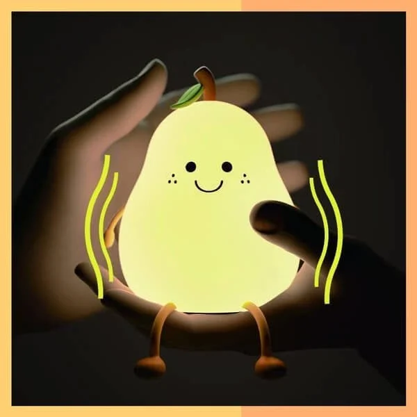 (🔥Summer Hot Sale 48% OFF) Pear-shaped Silicone Decompression Clap Light - BUY 2 FREE SHIPPING-Festivesl