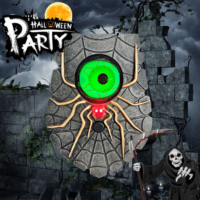 🔥HOT SALE - 49% OFF 🔥2023 New Halloween Spider One-Eyed Doorbell-Festivesl