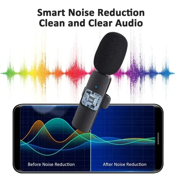 🔥LAST DAY 48% OFF🔥New Wireless Lavalier Microphone-Festivesl