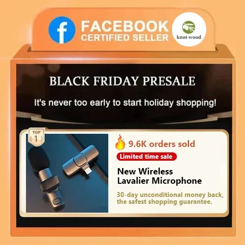🔥LAST DAY 48% OFF🔥New Wireless Lavalier Microphone-Festivesl