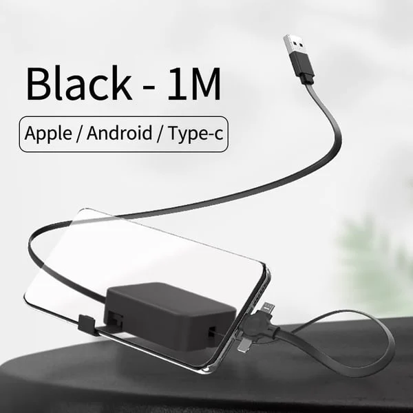 ⏰Christmas Pre Sale 49% Off🔥3 in 1 Rechargeable USB Fast Charging Cable & Mobile Stand-Festivesl