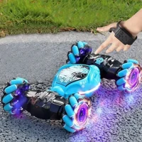 【🎅EARLY CHRISTMAS SALE🎅】Gesture induction remote control double-sided rotating car-Festivesl