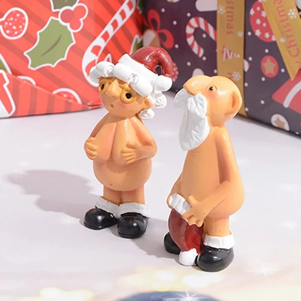 🎅Santa supporter 2023 New Year Christmas resin decoration-Festivesl