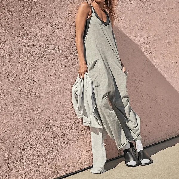 🔥Last Day Promotion -50% OFF🔥Wide Leg Jumpsuit with Pockets-Buy 2 Free Shipping-Festivesl