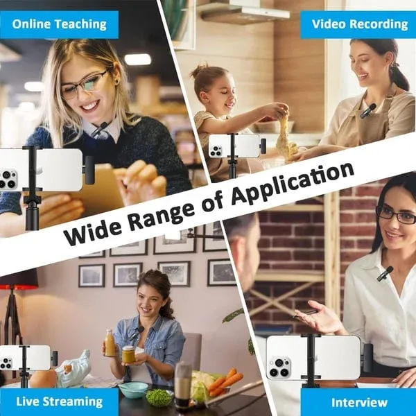 🔥LAST DAY 48% OFF🔥New Wireless Lavalier Microphone-Festivesl