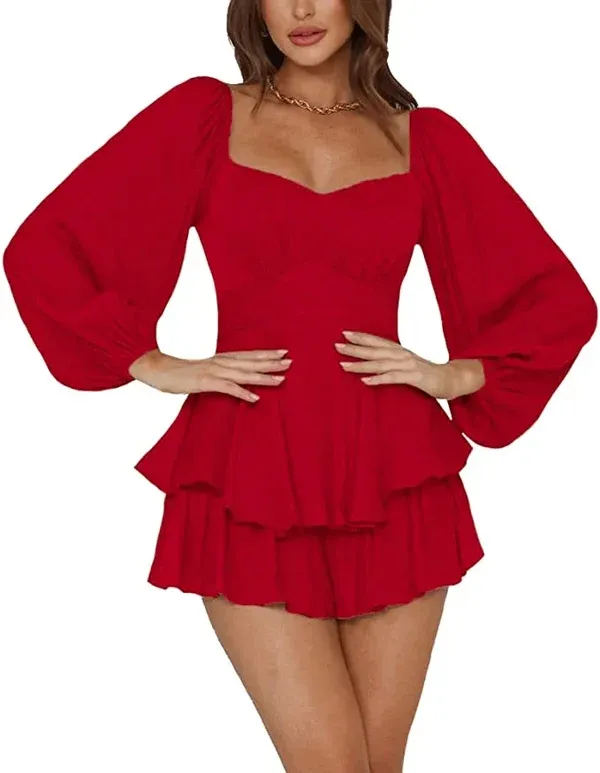 🔥Last Day Promotion -50% OFF🔥The Ruffle Romper-Buy 2 Free Shipping-Festivesl