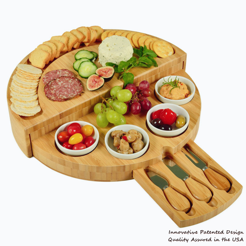 🎁Christmas Promotion🎁Swiveling Cheese Board（Two For One Offer）Festivesl