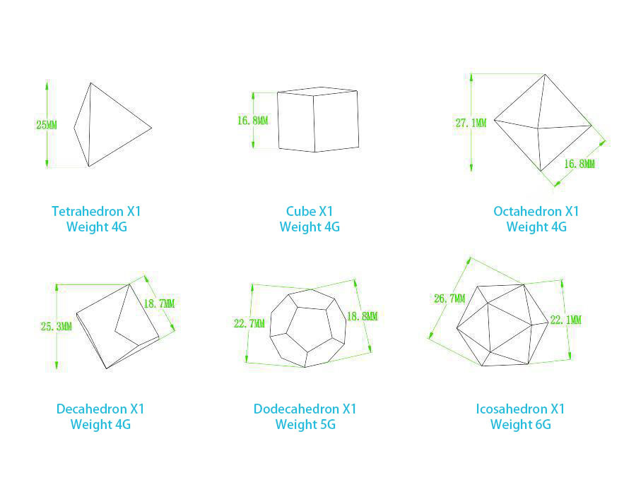 🔥HOT SALE - 50% OFF 🔥2022 New Party Fluorescent 7-Piece Dice-Festivesl