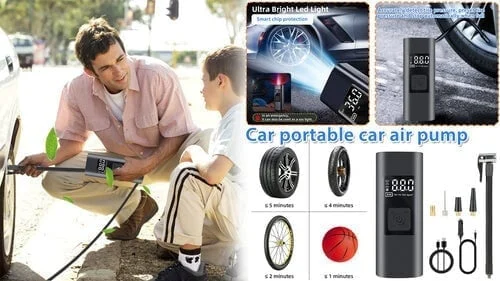 Portable Car Air Pump (🔥Free Shipping)-Festivesl
