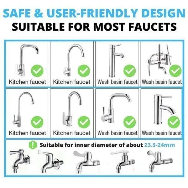 (🔥Hot Sale - 48% OFF) Universal Splash Filter Faucet - BUY 2 GET 1 FREE-Festivesl
