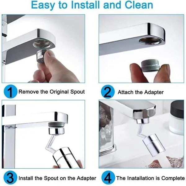 (🔥Hot Sale - 48% OFF) Universal Splash Filter Faucet - BUY 2 GET 1 FREE-Festivesl