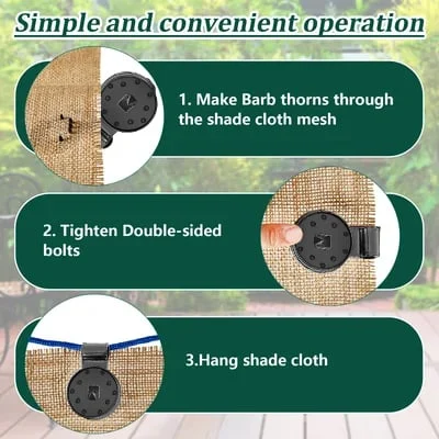 🔥SUMMER HOT SALE 50% OFF🔥 Shade Cloth Heavy Duty Lock Grip-Festivesl