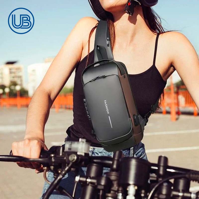 🔥Hot Sale👉UzoBag - USB charging sport sling Anti-theft shoulder bag-Festivesl