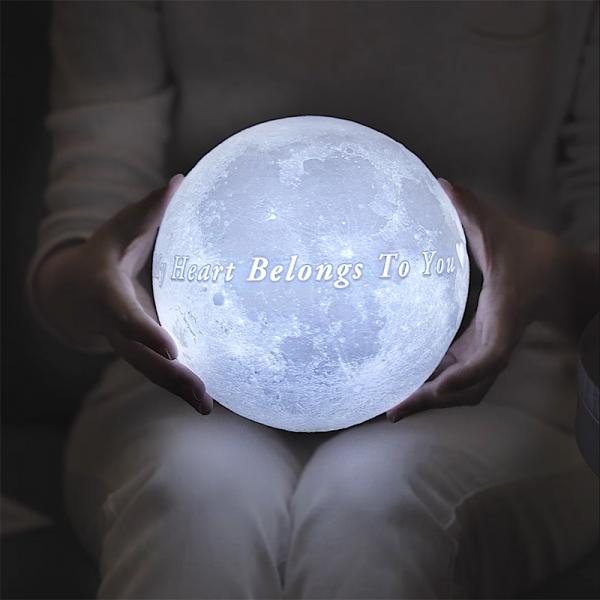 Custom 3D Photo Moon Lamp-Festivesl