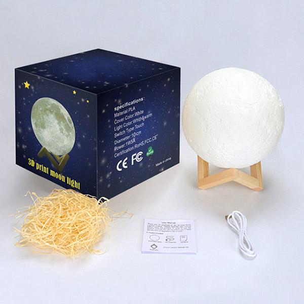 Custom 3D Photo Moon Lamp-Festivesl