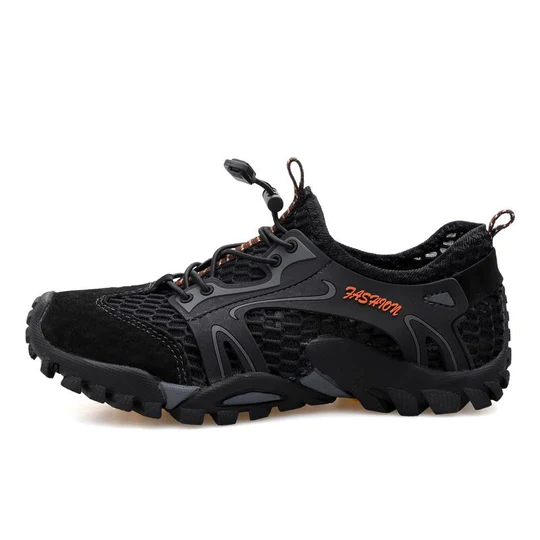Men's Breathable Mesh Casual Light Outdoor Hiking Shoes-Festivesl